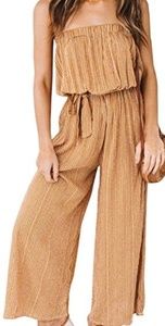 Gold/yellow and white romper